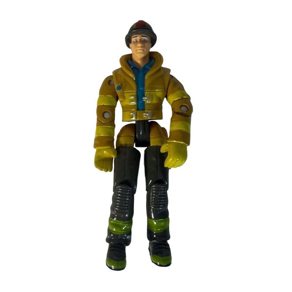Tonka Lights & Sound Rescue Fireman Firetruck Driver Loose 4" Action Figure